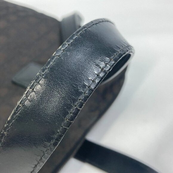 CHANEL New travel line Hand Bag Shoulder Bag 2WAY bag Business bag Brown - Picture 8 of 14